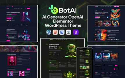 BotAi - Tema WordPress Agensi & Teknologi AI