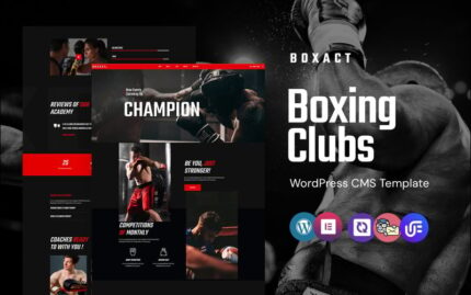 Boxact - boxing Club And Academy WordPress Elementor Theme