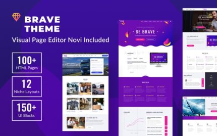 Brave Theme - Template Situs Web HTML Serbaguna