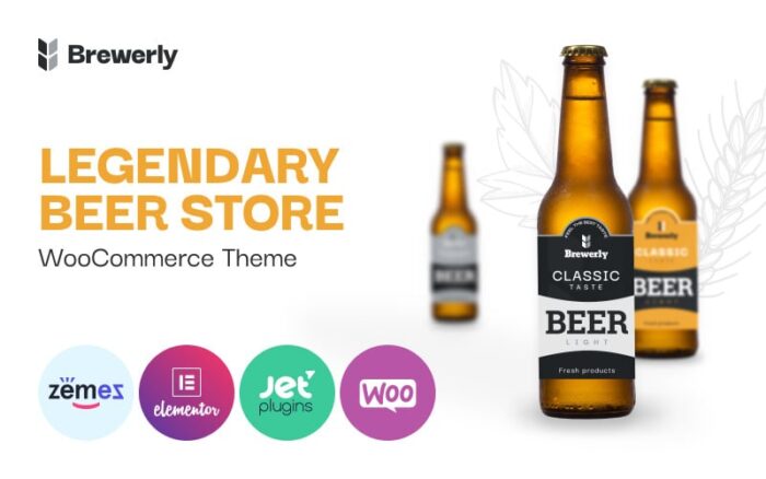 Brewerly - Template Toko Bir yang Menarik dan Multifungsi Tema WooCommerce