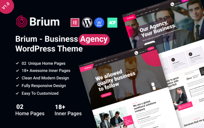 Brium – Tema WordPress Konsultasi & Bisnis