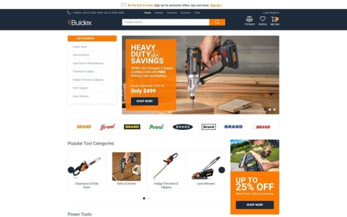 Buidex - Alat ECommerce Klasik Elementor Tema WooCommerce