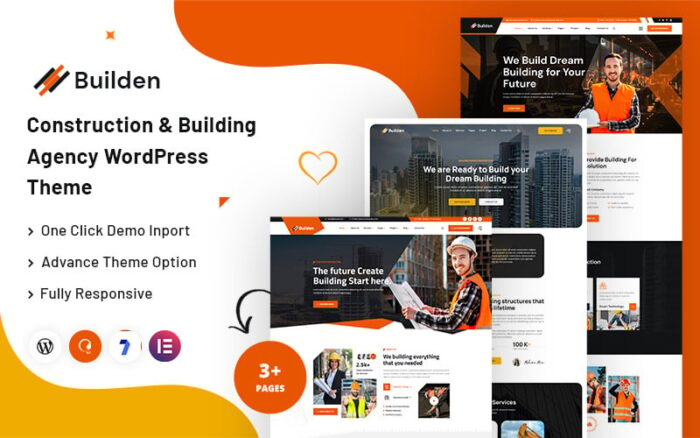 Builden - Tema WordPress Bangunan & Serbaguna