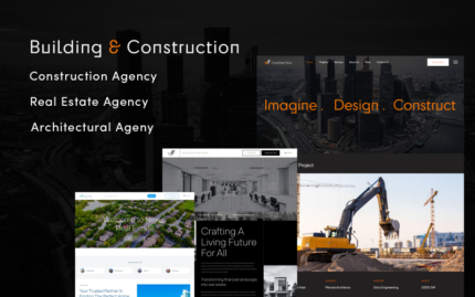 Tema WordPress Arsitektur dan Real Estat Konstruksi Pembangun