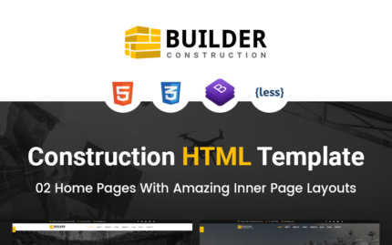 Builder - Construction Company HTML Website Template