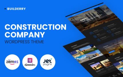 Builderry - Construction Company WordPress Theme