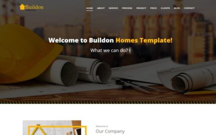 Buildon -  construction Bootstrap Landing Page Template