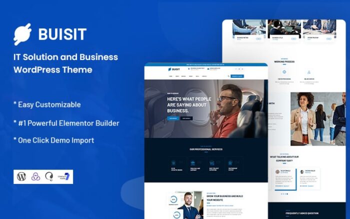 Buisit - Tema WordPress Solusi TI dan Bisnis