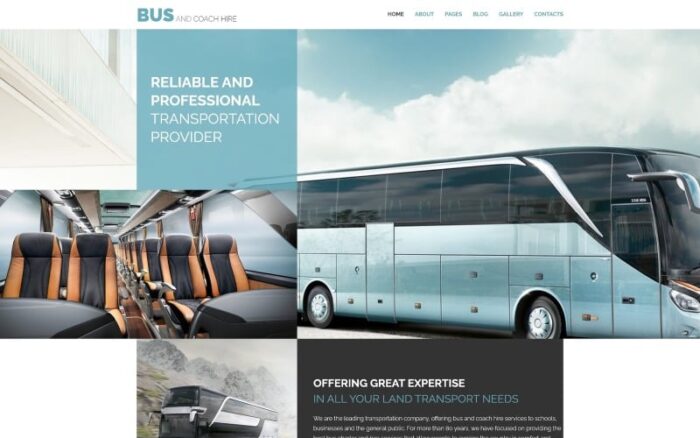 Sewa Bus dan Kereta - Template Joomla Minimalis Transportasi