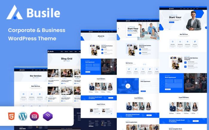 Busile - Tema WordPress Korporat & Bisnis