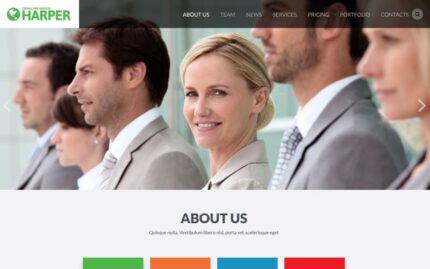 Business Consulting Agency Website Template