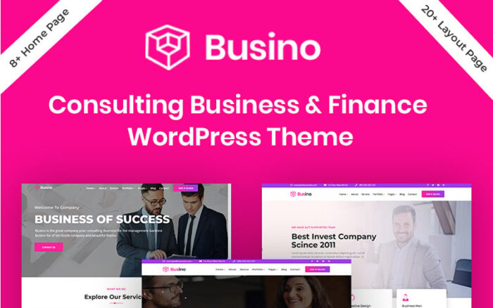 Busino - Tema WordPress Konsultasi Bisnis & Korporat