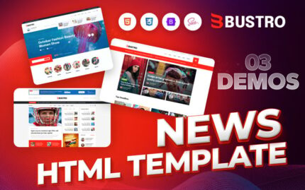 Bustro - News & Magazine HTML Template