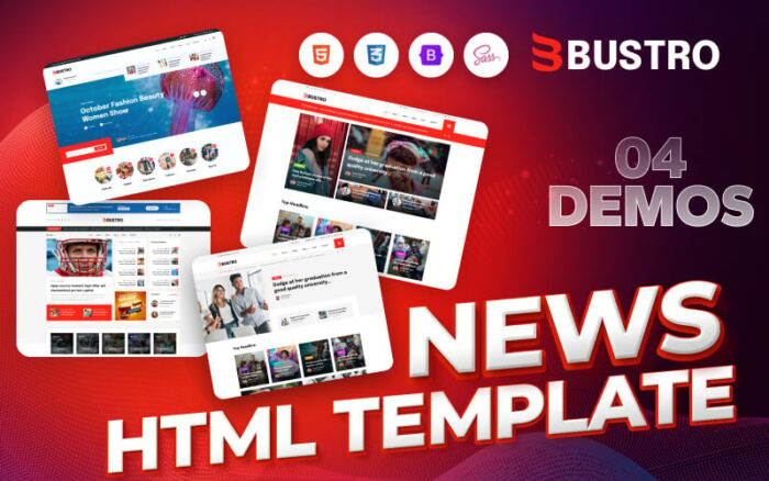 Bustro - Template HTML Berita & Majalah