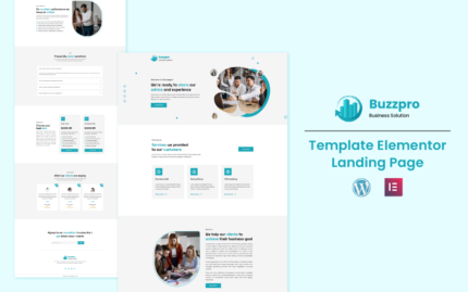 Buzzpro - Business Solution Elementor Landing Page