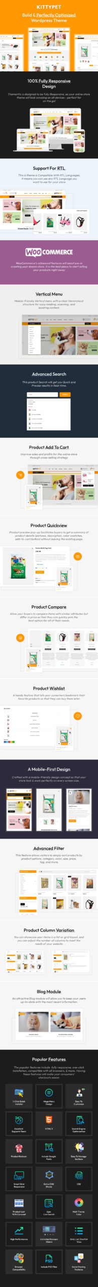 Kittypet - Tema WooCommerce Responsif Toko Hewan Peliharaan - Fitur Gambar 1