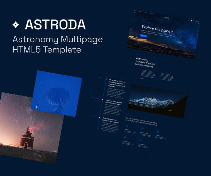 Astroda - Template HTML5 Astronomi - Fitur Gambar 2