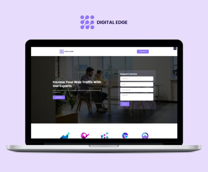 Digital Edge - Template Elementor Siap Pakai untuk Layanan Web dan SEO - Fitur Gambar 1