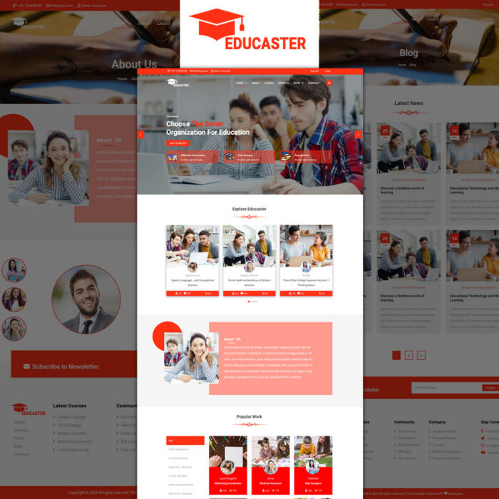 Educaster - Templat HTML5 Pendidikan - Gambar Fitur 1