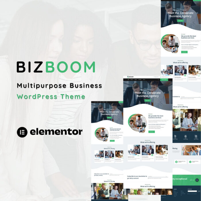 Bizboom - Tema WordPress Bisnis Serbaguna - Fitur Gambar 1