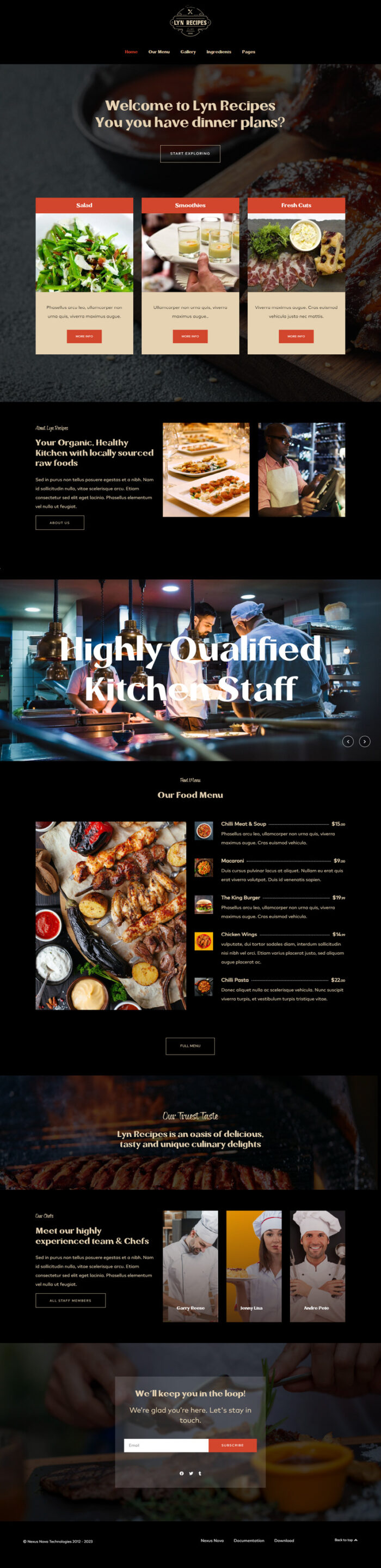 Template Joomla Restoran Makanan Resep Lyn - Fitur Gambar 3