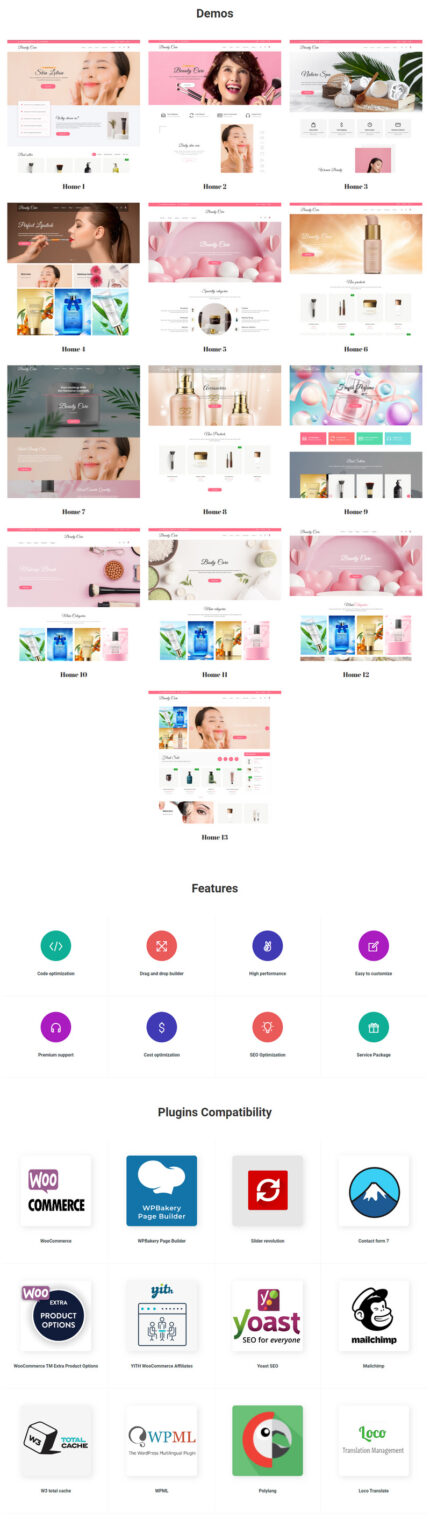 Perawatan Kecantikan – Tema WordPress Elementor Cosmetic & Spa – Fitur Gambar 1