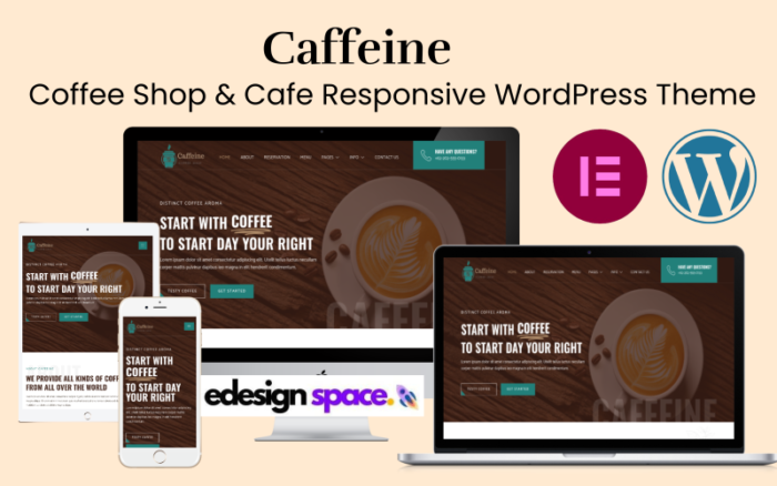 Kafein - Tema WordPress Responsif Kedai Kopi & Kafe