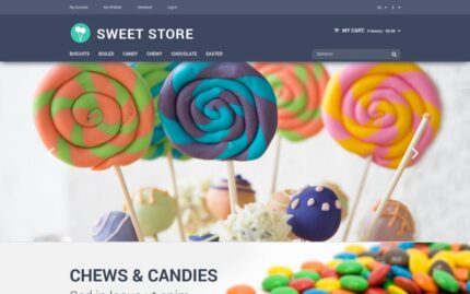 Candy Web Store Magento Theme