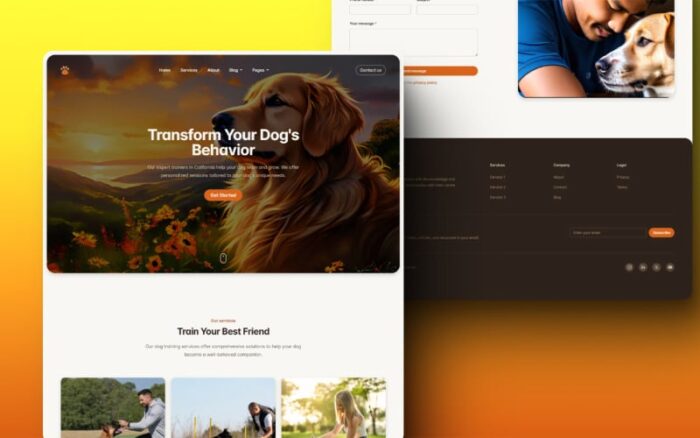 Canis - Template HTML Situs Web Layanan Pelatihan Anjing