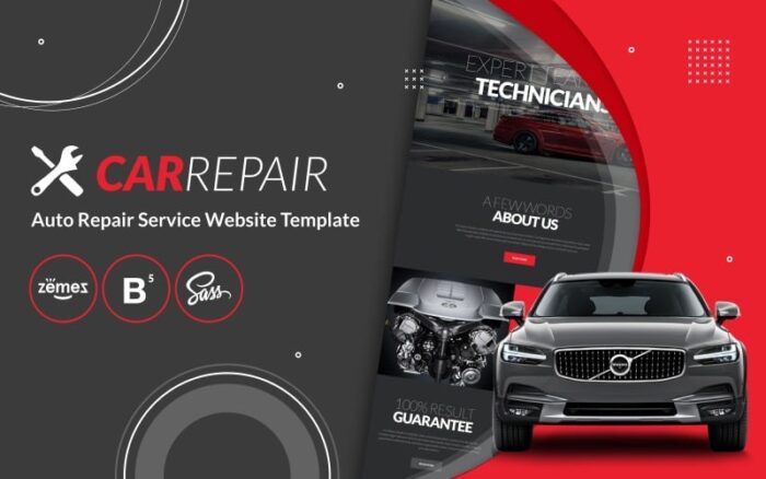 Perbaikan Mobil - Template Situs Web Layanan Perbaikan Mobil