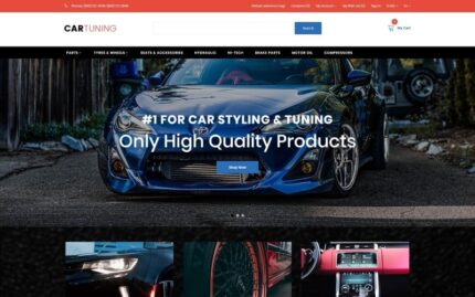 Car Tuning Modern OpenCart Template