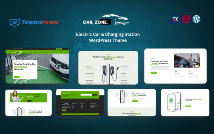 Car Zone - Tema WordPress Kendaraan Listrik & Stasiun Pengisian Daya