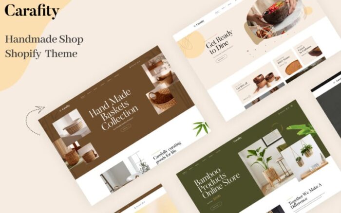 Carafity Elementor -  Bamboo Handmade Prestashop