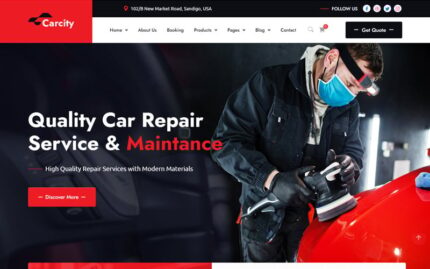 Carcity -  Car Repair And Services HTML5 Template