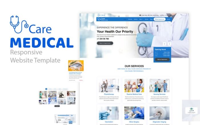 Perawatan - Template Situs Web HTML5 Responsif Medis