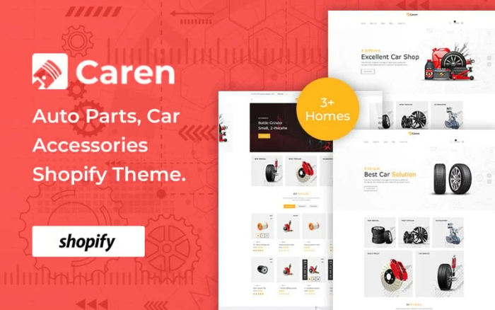 Caren - Tema Shopify Suku Cadang Mobil, Aksesori Mobil