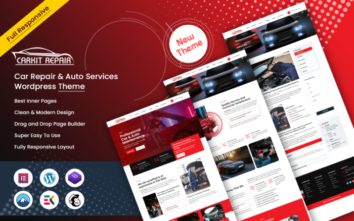 Carkit - Tema WordPress Perbaikan Mobil & Layanan Otomotif