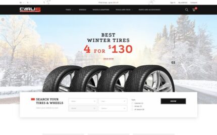 Carlis - Wheels & Tires Shop PrestaShop Theme