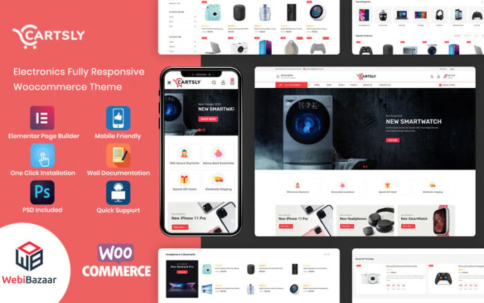 Cartsly - Tema WooCommerce Elektronik Serbaguna E-dagang