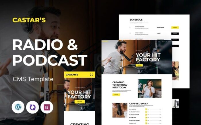 Castar's - Tema WordPress Responsif Serbaguna Radio dan Prodcast