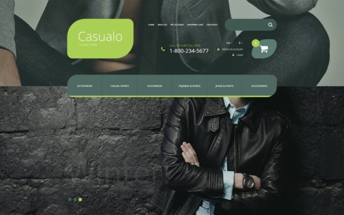 Templat OpenCart Casualo