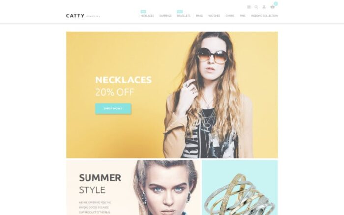 Tema PrestaShop Perhiasan Catty