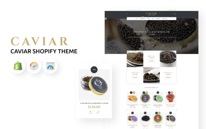 Tema Shopify eCommerce Kaviar