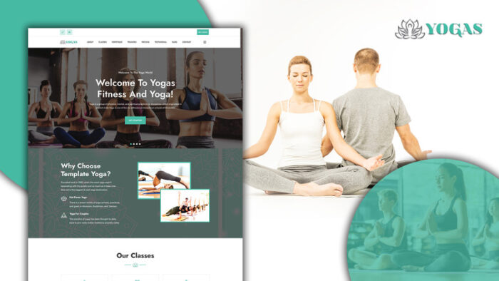 Template HTML5 Halaman Arahan Studio Yoga Yoga - Fitur Gambar 1