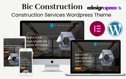 Bic Construction - Tema WordPress Layanan Konstruksi - Fitur Gambar 1