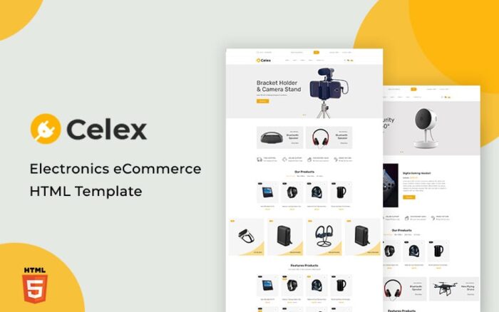 Celex - Template Situs Web eCommerce Elektronik