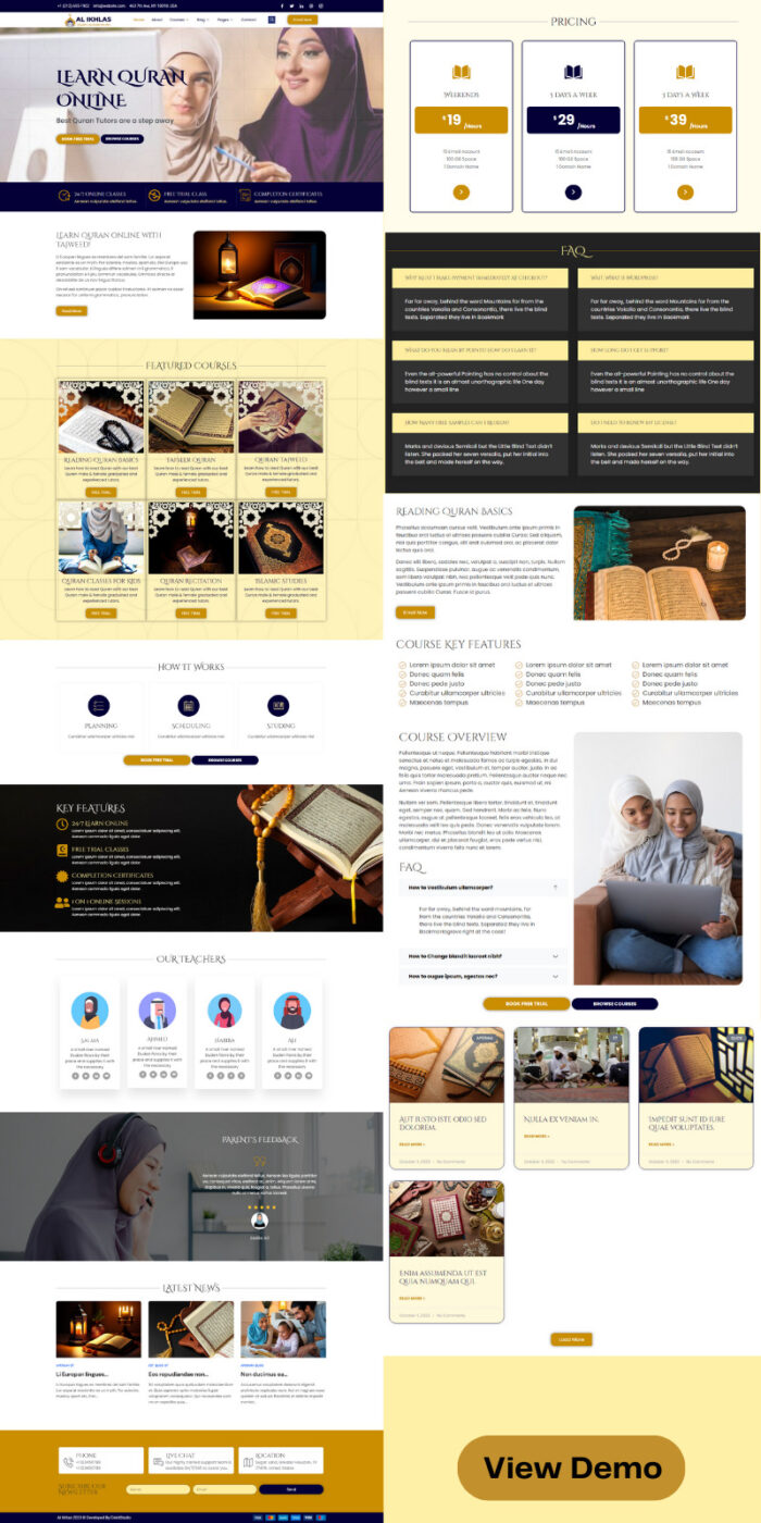 Al-Ikhlas - Guru Al-Qur'an Online, Kelas Al-Qur'an Online Template Kit Elementor WordPress - Fitur Gambar 2