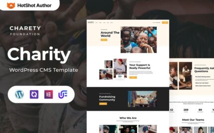 Charety - Charity And Donation WordPress Elementor Theme