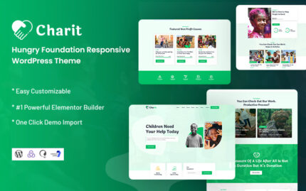 Charit - Tema WordPress Responsif Hungry Foundation