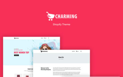 Charming - Fashion eCommerce Shopify Theme